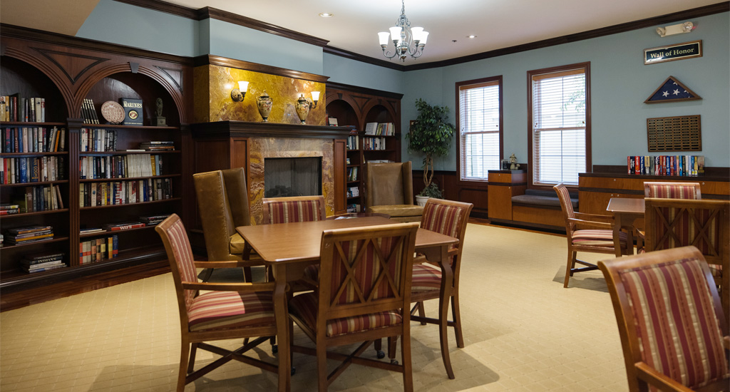 The Stratford Carmel Indiana | Clubhouse Library | 2021-59